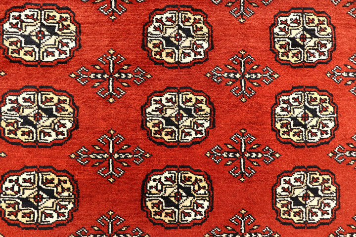 Orange Red Bokhara 8' x 10' 2 - No. 59441 - ALRUG Rug Store