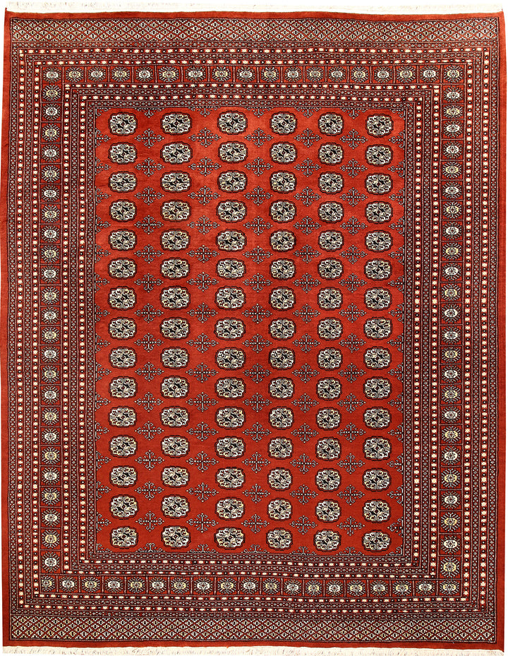 Orange Red Bokhara 8' x 10' 2 - No. 59441 - ALRUG Rug Store