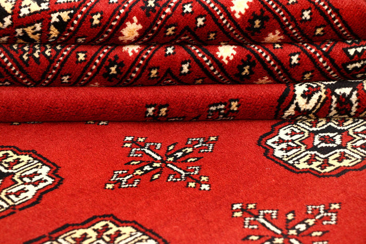 Firebrick Bokhara 8' x 9' 11 - No. 59442 - ALRUG Rug Store