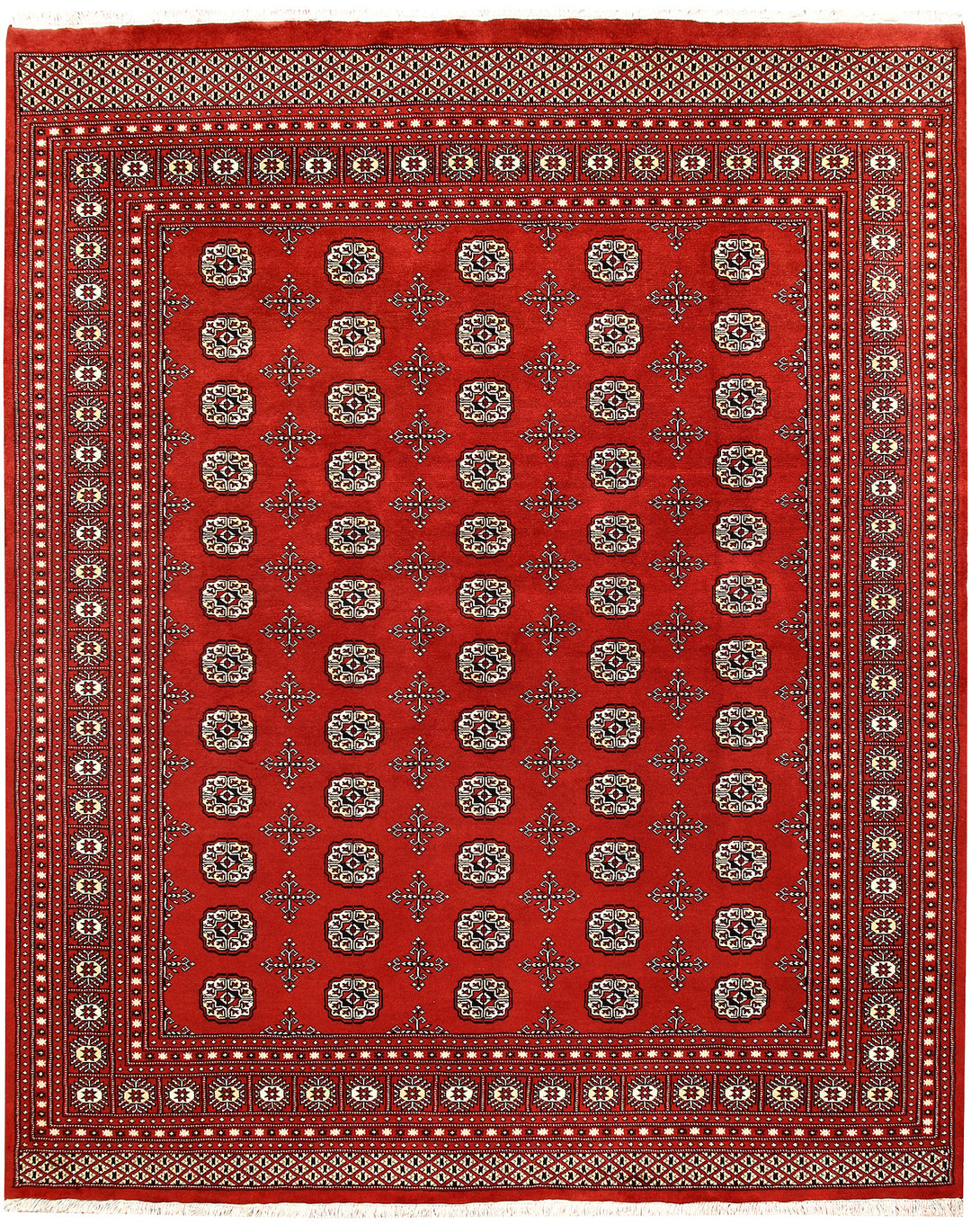 Firebrick Bokhara 8' x 9' 11 - No. 59442 - ALRUG Rug Store