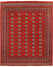 Firebrick Bokhara 8' x 9' 11 - No. 59442 - ALRUG Rug Store