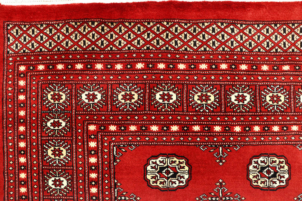 Firebrick Bokhara 8' 1 x 10' 2 - No. 59445 - ALRUG Rug Store