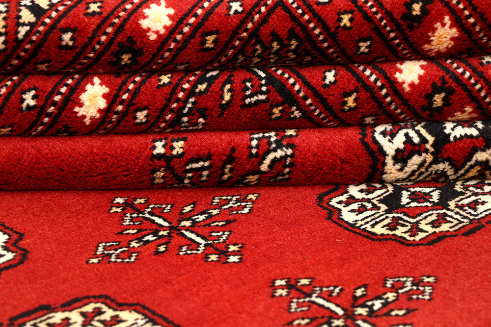 Firebrick Bokhara 8' 1 x 10' 2 - No. 59445 - ALRUG Rug Store