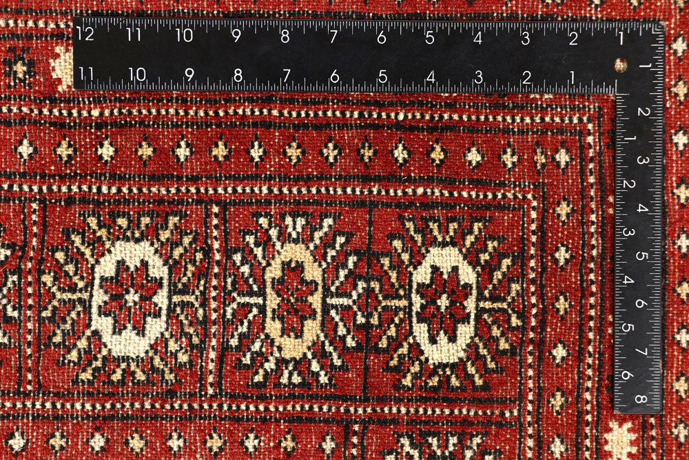 Firebrick Bokhara 8' 1 x 10' 2 - No. 59445 - ALRUG Rug Store