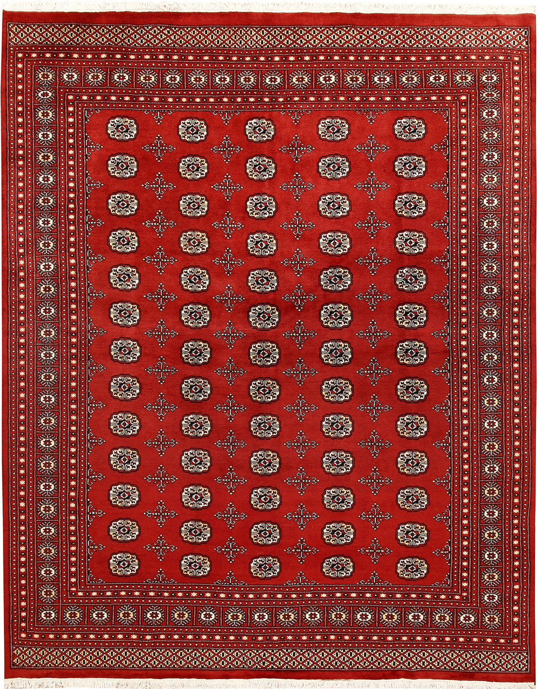 Firebrick Bokhara 8' 1 x 10' 2 - No. 59445 - ALRUG Rug Store