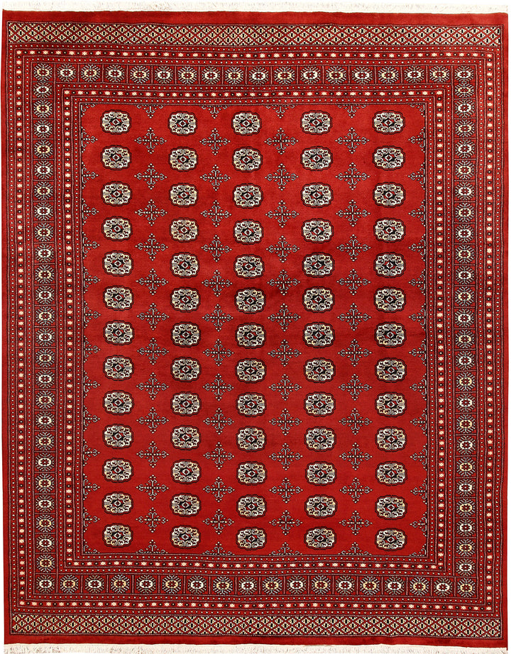 Firebrick Bokhara 8' 1 x 10' 2 - No. 59445 - ALRUG Rug Store