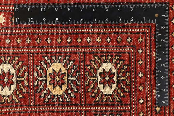 Firebrick Bokhara 8' 2 x 9' 8 - No. 59446 - ALRUG Rug Store