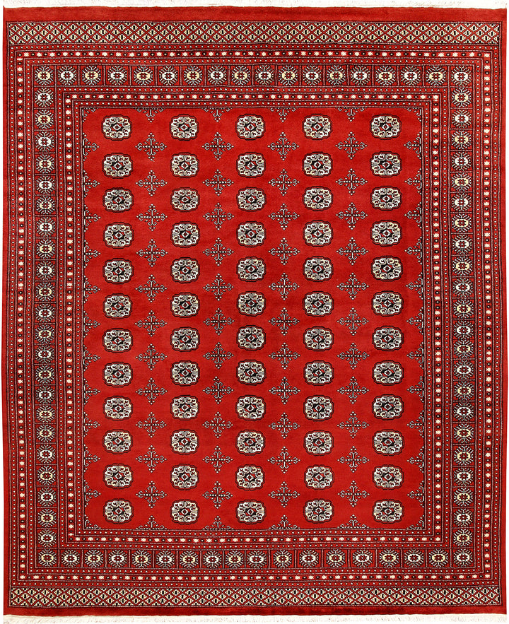 Firebrick Bokhara 8' 2 x 9' 8 - No. 59446 - ALRUG Rug Store