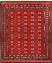Firebrick Bokhara 8' 2 x 9' 8 - No. 59446 - ALRUG Rug Store