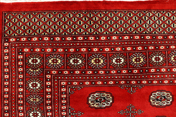 Firebrick Bokhara 8' 1 x 9' 11 - No. 59448 - ALRUG Rug Store