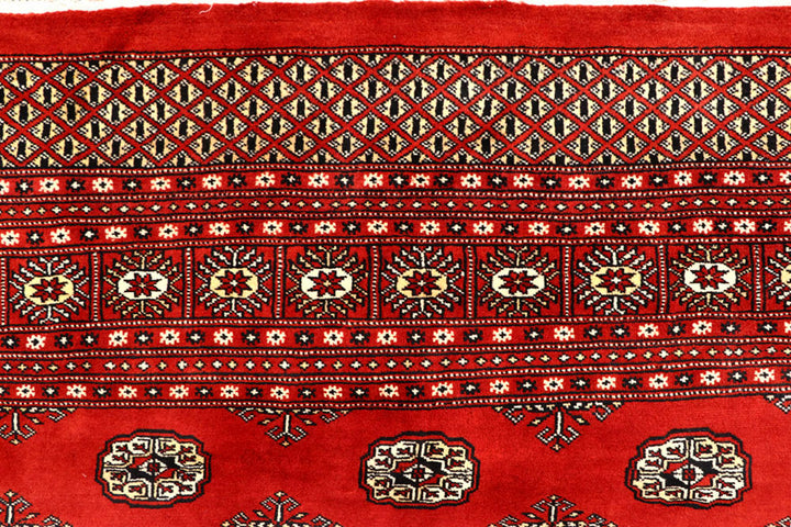 Firebrick Bokhara 8' 1 x 9' 11 - No. 59448 - ALRUG Rug Store