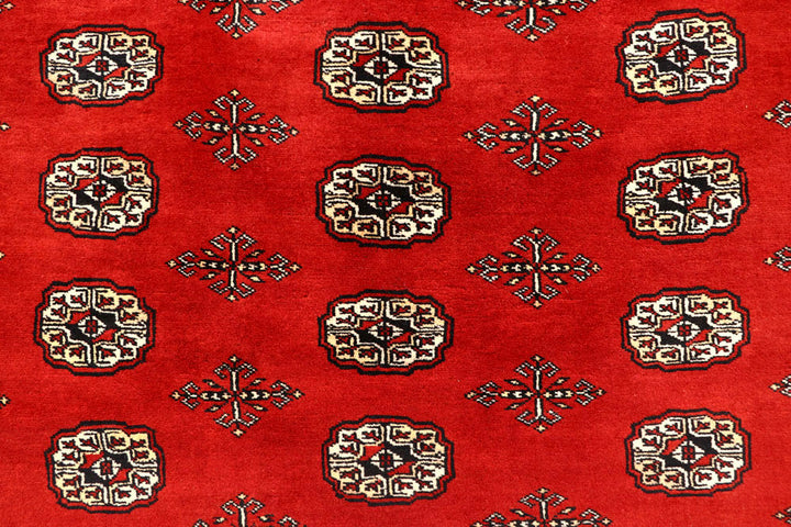 Firebrick Bokhara 8' 1 x 9' 11 - No. 59448 - ALRUG Rug Store