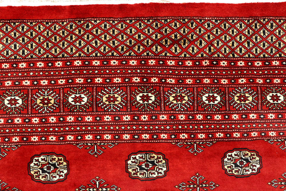 Firebrick Bokhara 8' 3 x 10' 4 - No. 59449 - ALRUG Rug Store