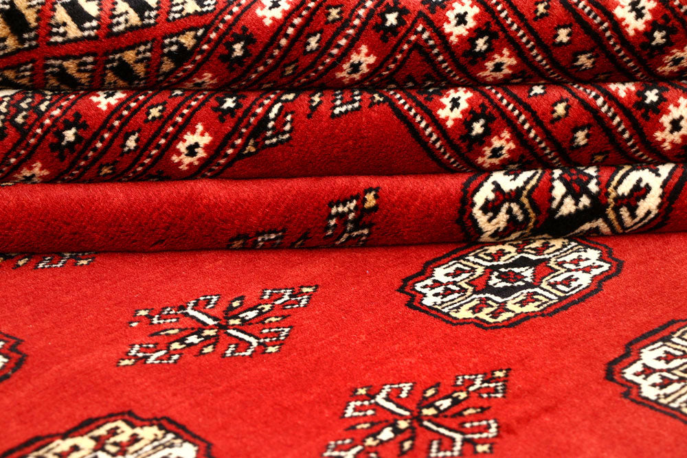 Firebrick Bokhara 8' 3 x 10' 4 - No. 59449 - ALRUG Rug Store