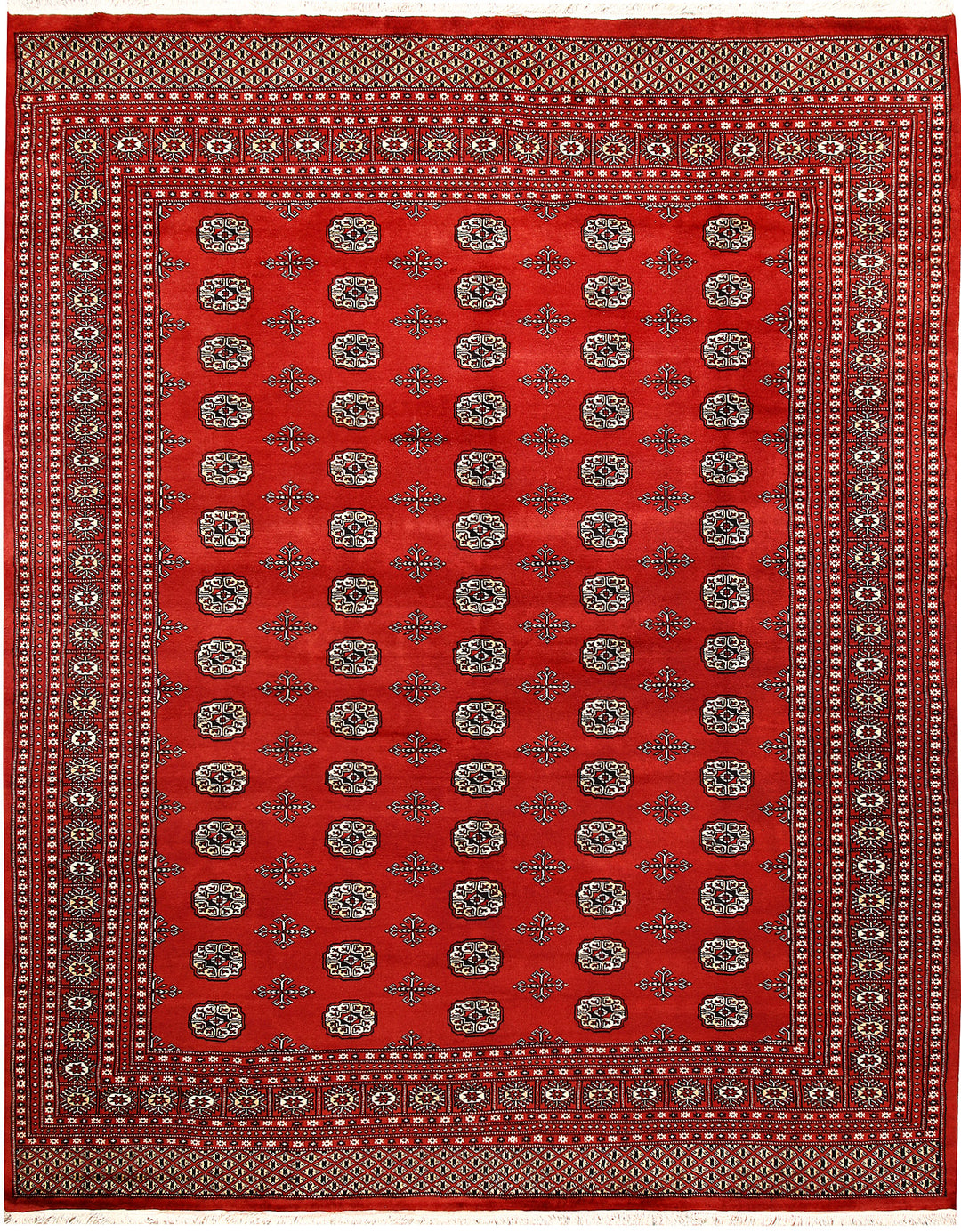 Firebrick Bokhara 8' 3 x 10' 4 - No. 59449 - ALRUG Rug Store
