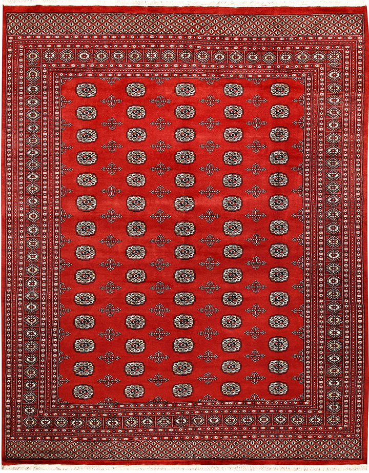 Firebrick Bokhara 8' 3 x 10' 4 - No. 59449 - ALRUG Rug Store