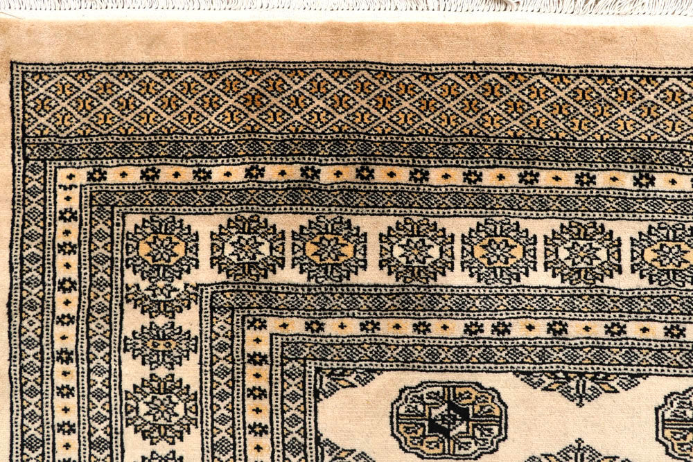 Blanched Almond Bokhara 8' x 9' 11 - No. 59453 - ALRUG Rug Store