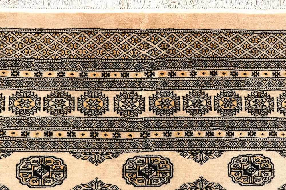 Blanched Almond Bokhara 8' x 9' 11 - No. 59453 - ALRUG Rug Store