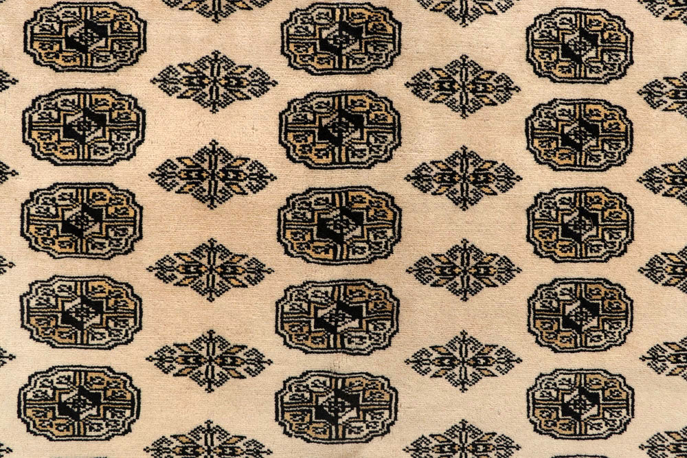 Blanched Almond Bokhara 8' x 9' 11 - No. 59453 - ALRUG Rug Store