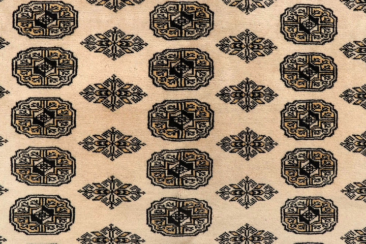 Blanched Almond Bokhara 8' x 9' 11 - No. 59453 - ALRUG Rug Store