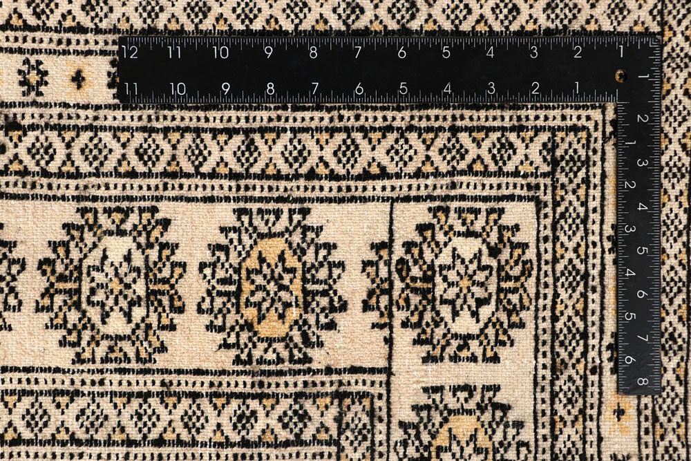 Blanched Almond Bokhara 8' x 9' 11 - No. 59453 - ALRUG Rug Store