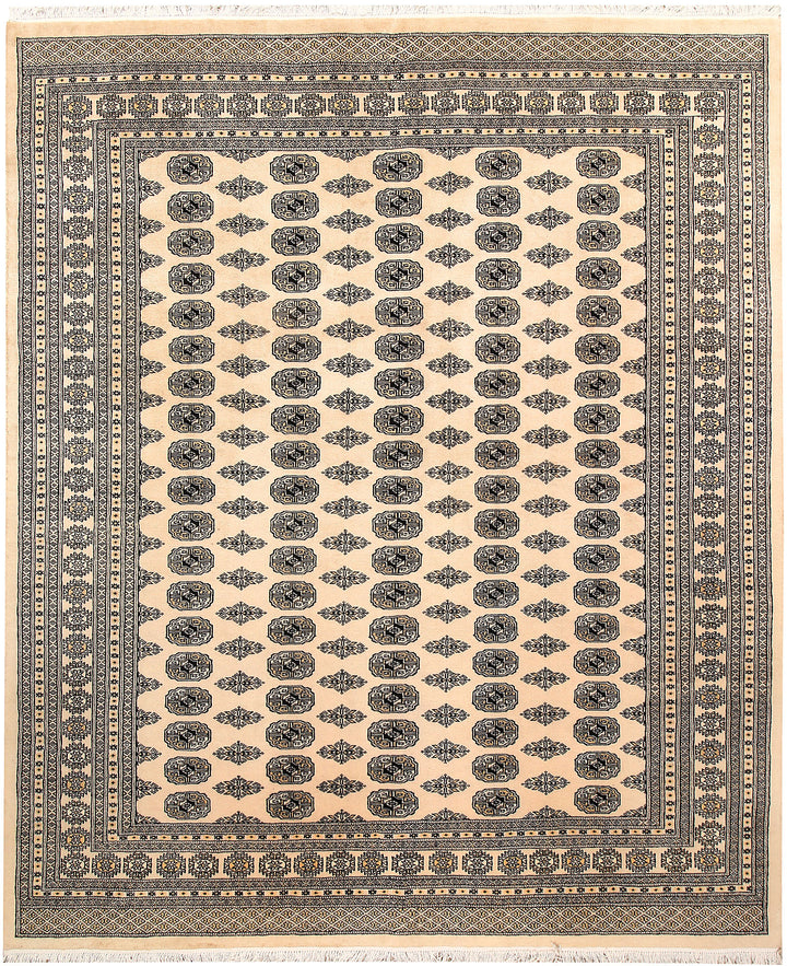 Blanched Almond Bokhara 8' x 9' 11 - No. 59453 - ALRUG Rug Store
