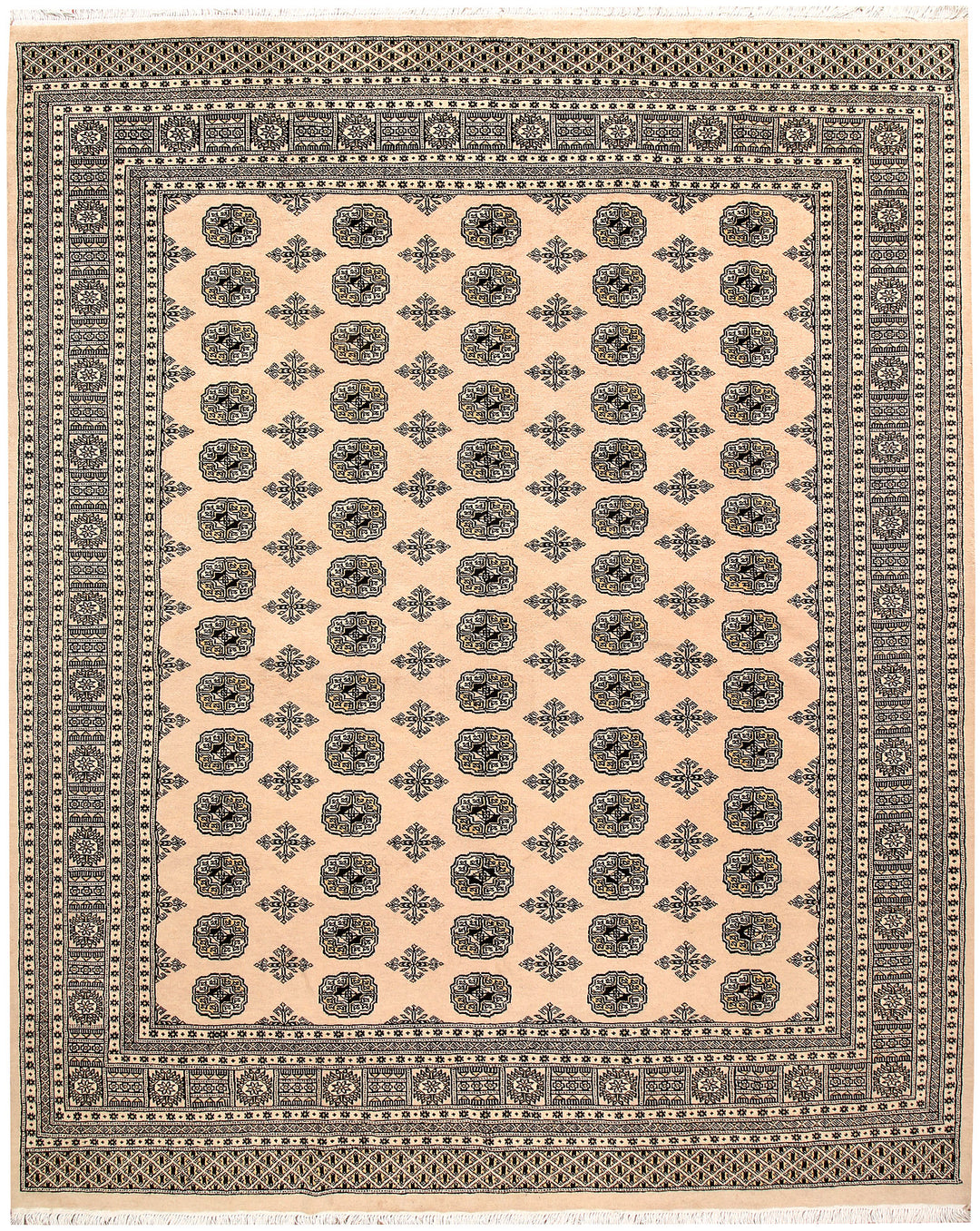 Blanched Almond Bokhara 8' x 10' - No. 59454 - ALRUG Rug Store