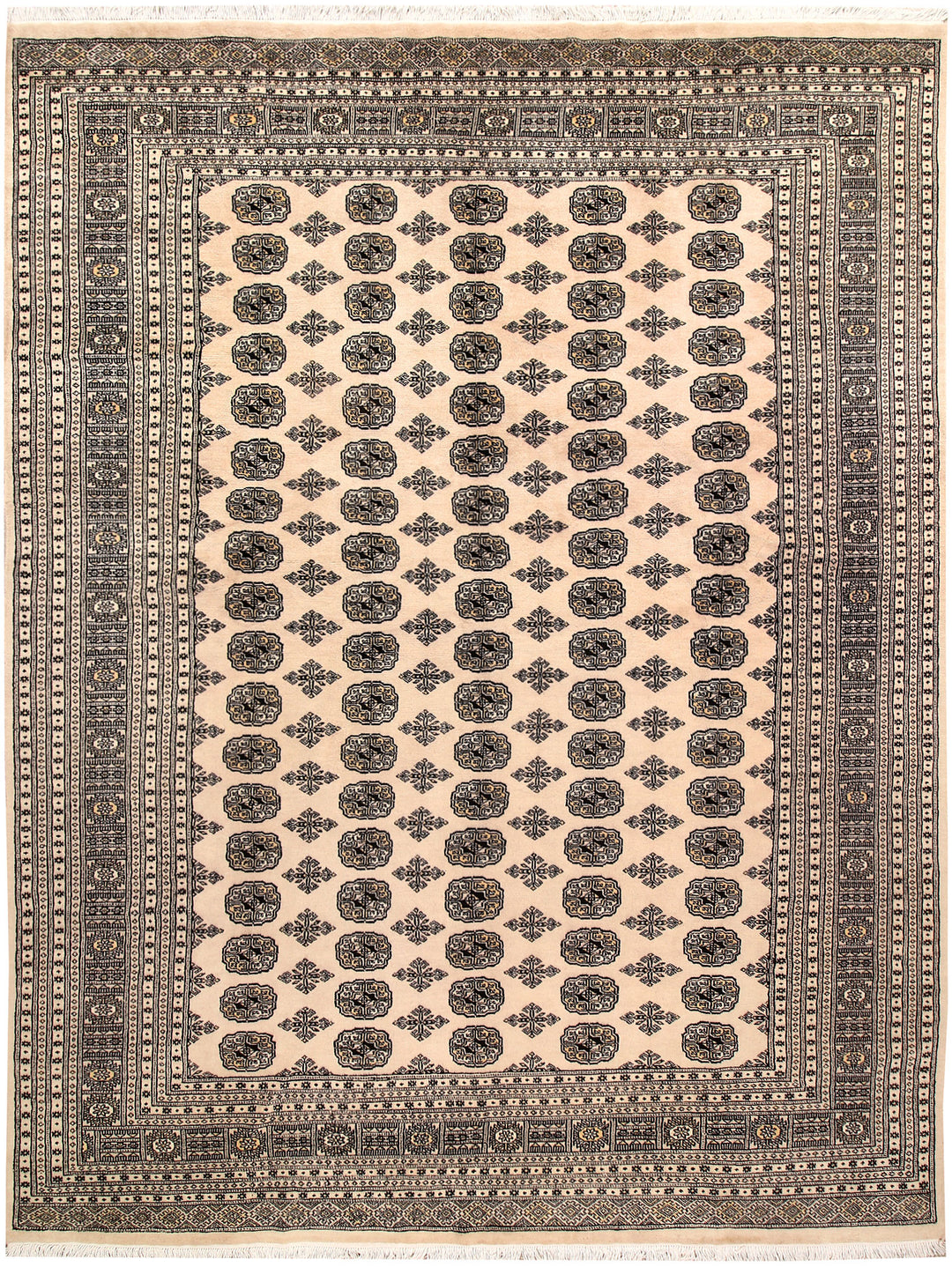Bisque Bokhara 7' 10 x 10' 6 - No. 59458 - ALRUG Rug Store