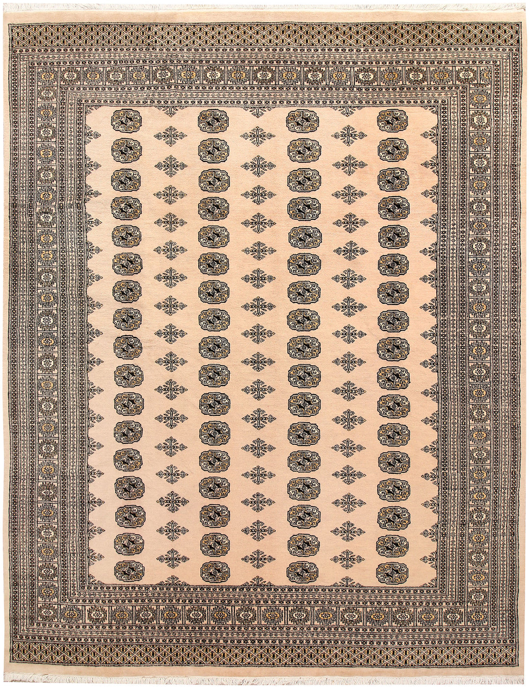 Bisque Bokhara 8' x 10' 2 - No. 59463 - ALRUG Rug Store