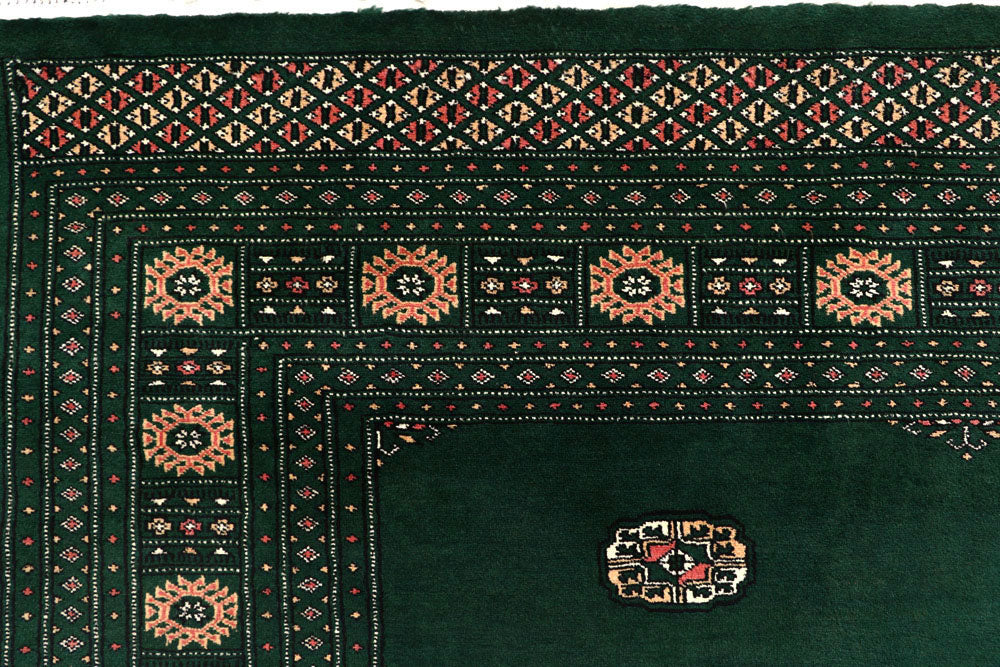Darkgreen Bokhara 8' 2 x 9' 10 - No. 59467 - ALRUG Rug Store