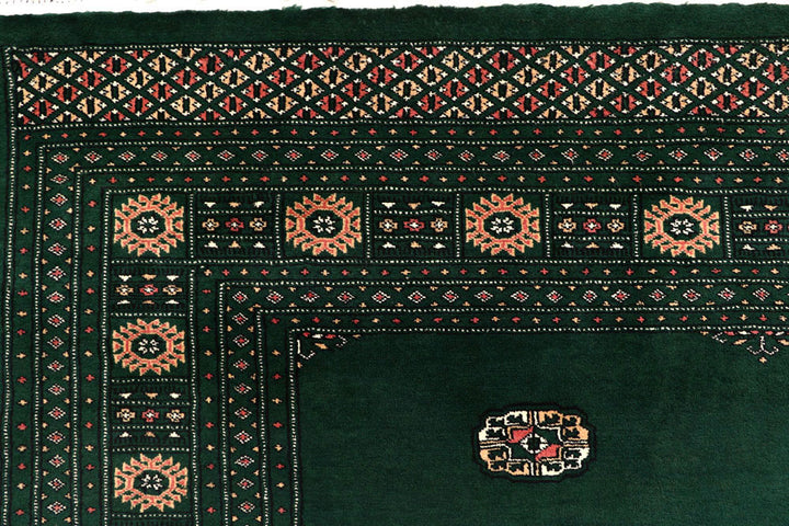 Darkgreen Bokhara 8' 2 x 9' 10 - No. 59467 - ALRUG Rug Store