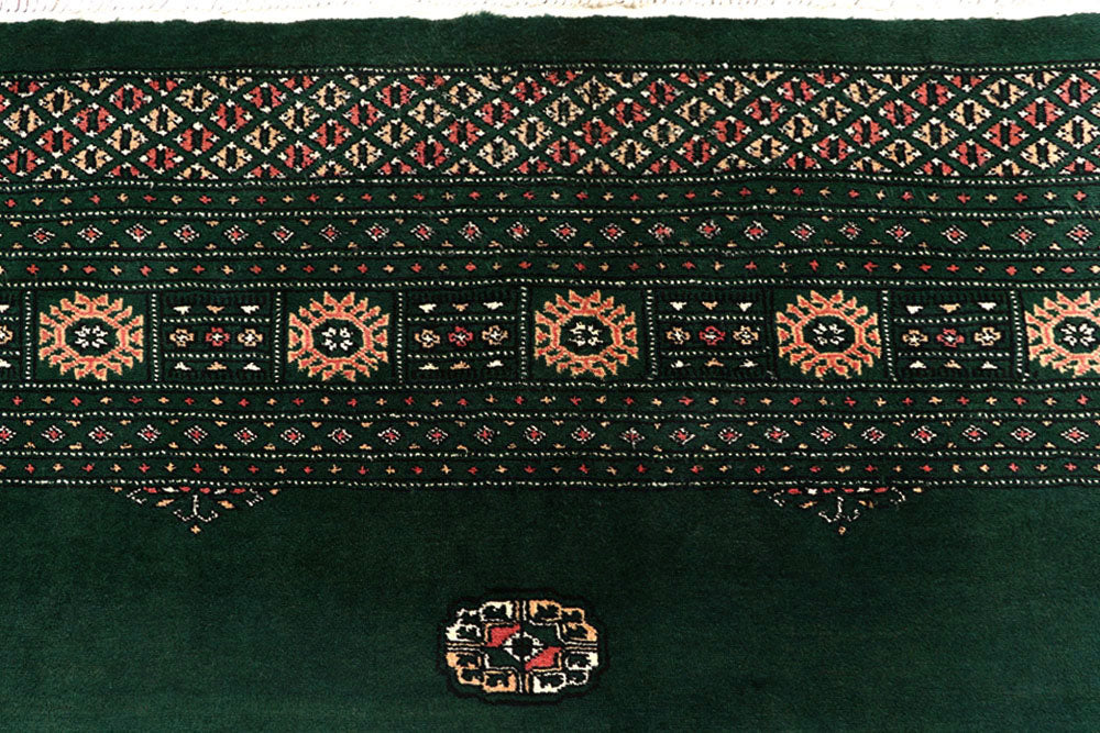 Darkgreen Bokhara 8' 2 x 9' 10 - No. 59467 - ALRUG Rug Store