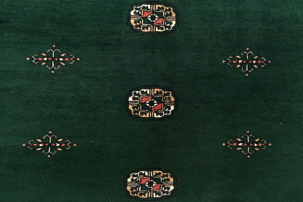 Darkgreen Bokhara 8' 2 x 9' 10 - No. 59467 - ALRUG Rug Store