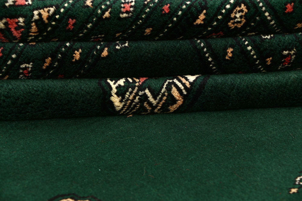 Darkgreen Bokhara 8' 2 x 9' 10 - No. 59467 - ALRUG Rug Store