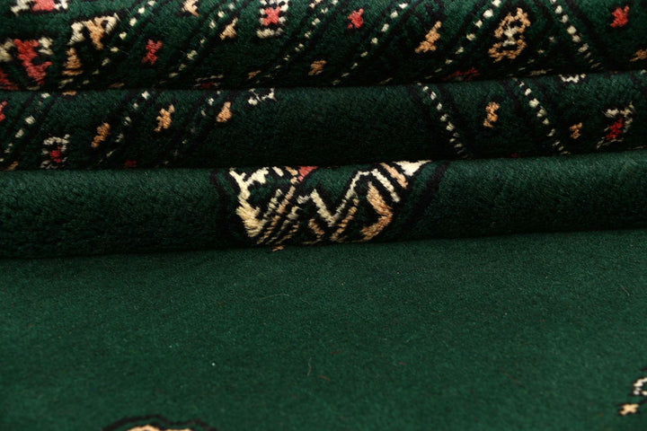 Darkgreen Bokhara 8' 2 x 9' 10 - No. 59467 - ALRUG Rug Store