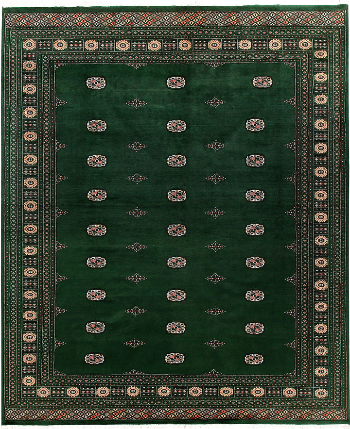 Darkgreen Bokhara 8' 2 x 9' 10 - No. 59467 - ALRUG Rug Store