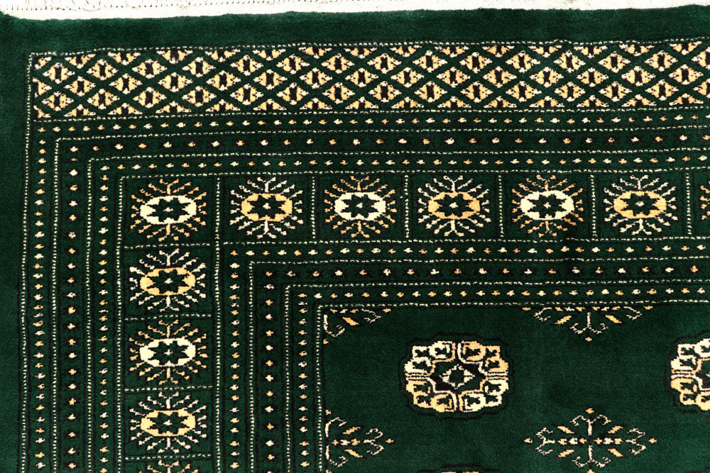 Darkgreen Bokhara 8' 2 x 9' 7 - No. 59468 - ALRUG Rug Store