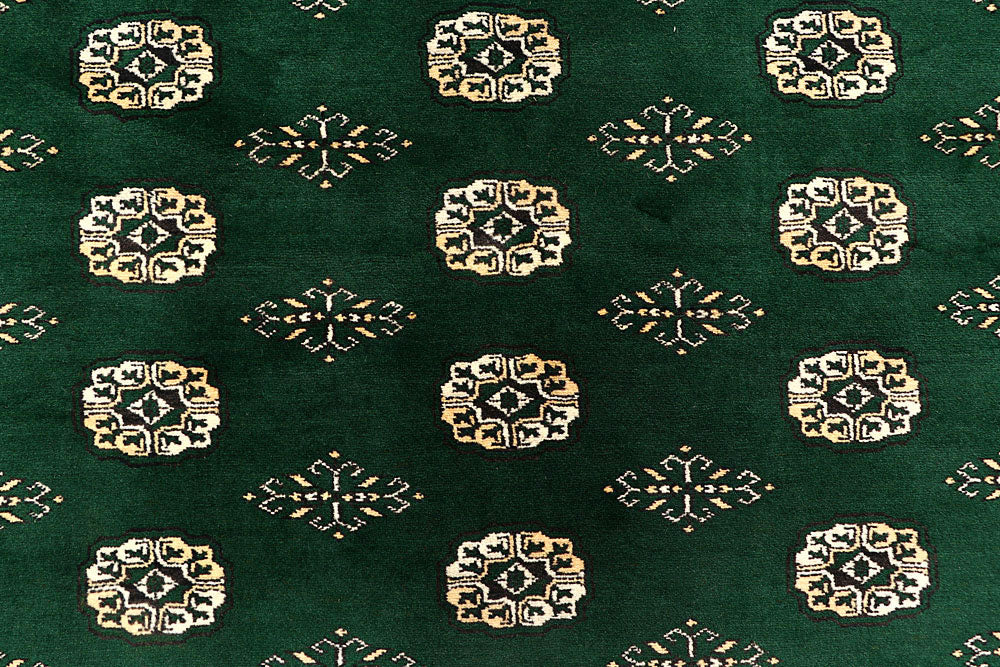 Darkgreen Bokhara 8' 2 x 9' 7 - No. 59468 - ALRUG Rug Store