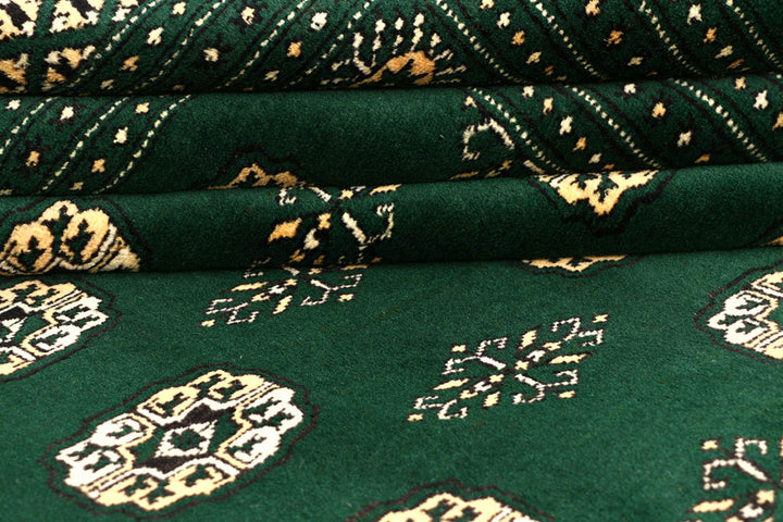 Darkgreen Bokhara 8' 2 x 9' 7 - No. 59468 - ALRUG Rug Store
