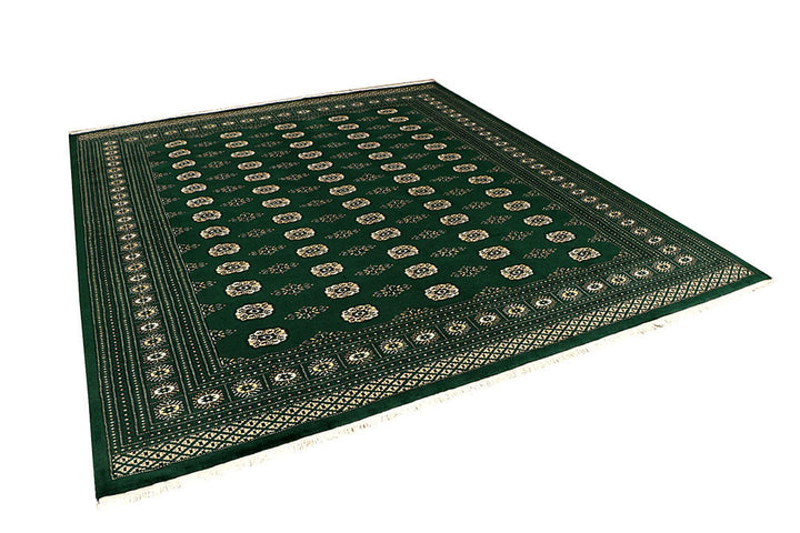 Darkgreen Bokhara 8' 2 x 9' 7 - No. 59468 - ALRUG Rug Store