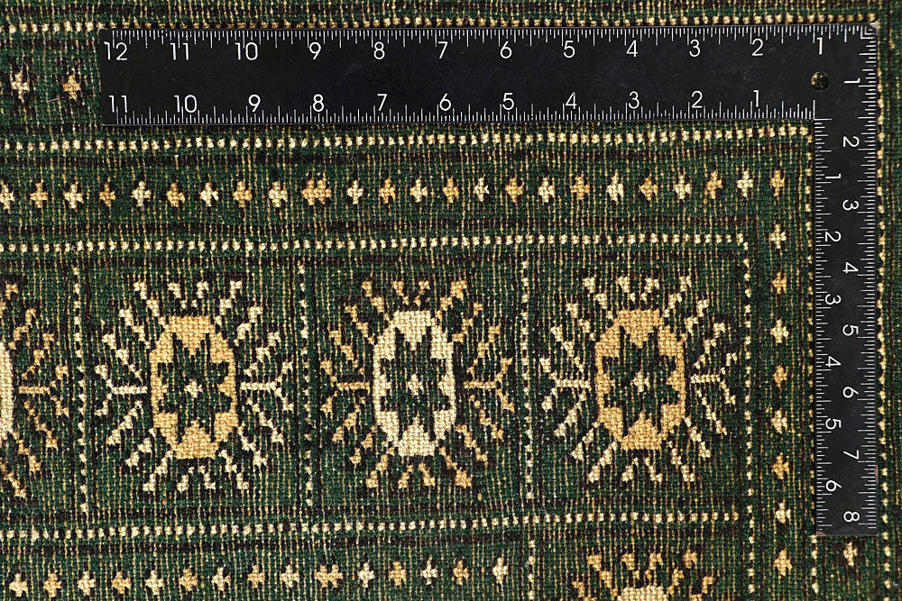Darkgreen Bokhara 8' 2 x 9' 7 - No. 59468 - ALRUG Rug Store