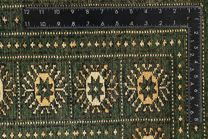 Darkgreen Bokhara 8' 2 x 9' 7 - No. 59468 - ALRUG Rug Store