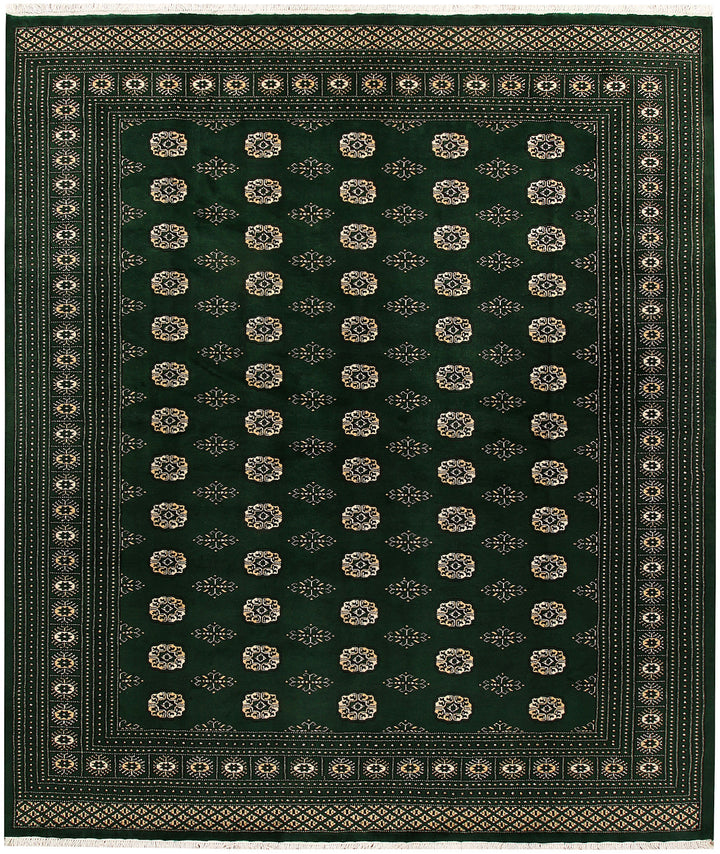 Darkgreen Bokhara 8' 2 x 9' 7 - No. 59468 - ALRUG Rug Store