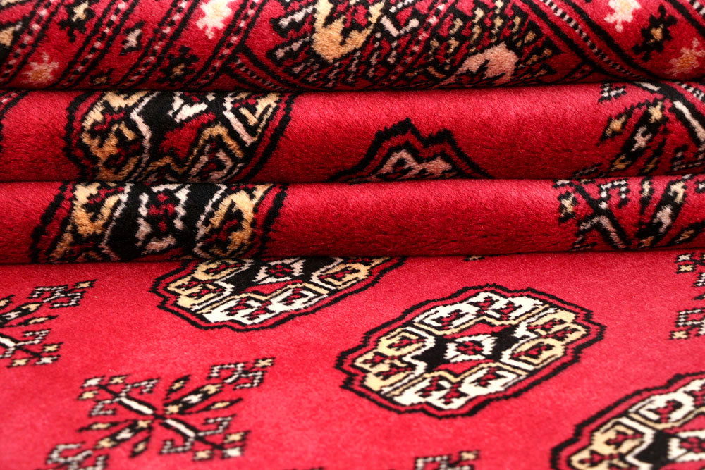 Light Coral Bokhara 8' x 9' 9 - No. 59469 - ALRUG Rug Store