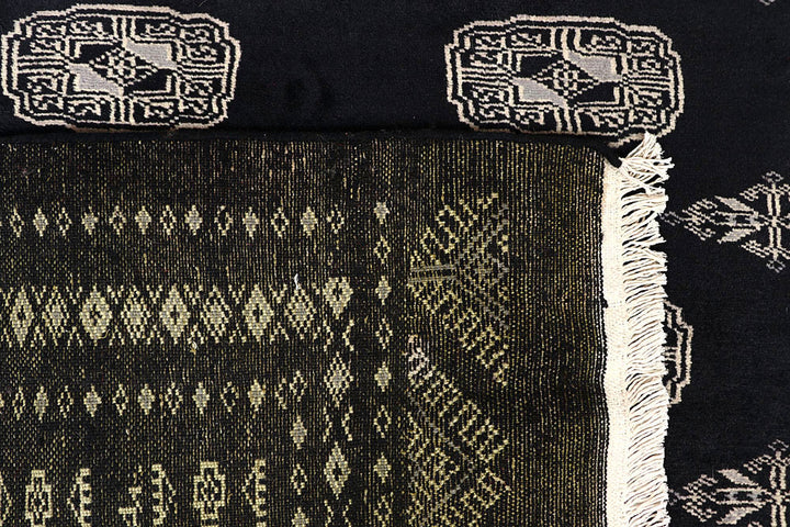 Black Bokhara 7' 10 x 11' 8 - No. 59472 - ALRUG Rug Store