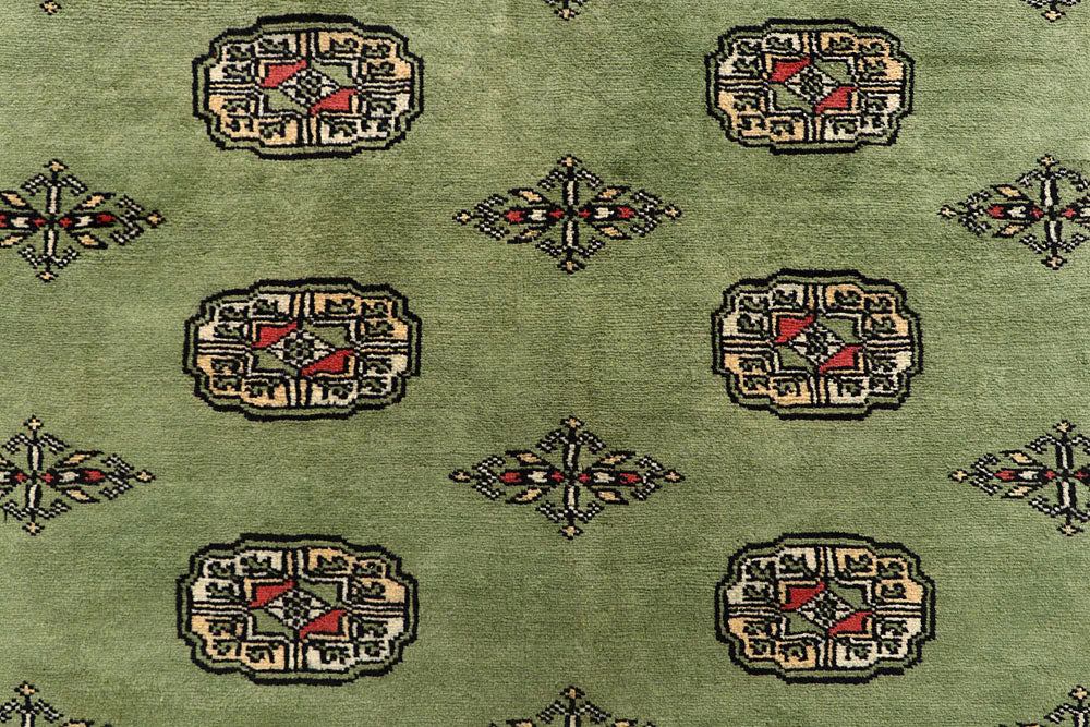 Olive Bokhara 8' x 11' 4 - No. 59477 - ALRUG Rug Store