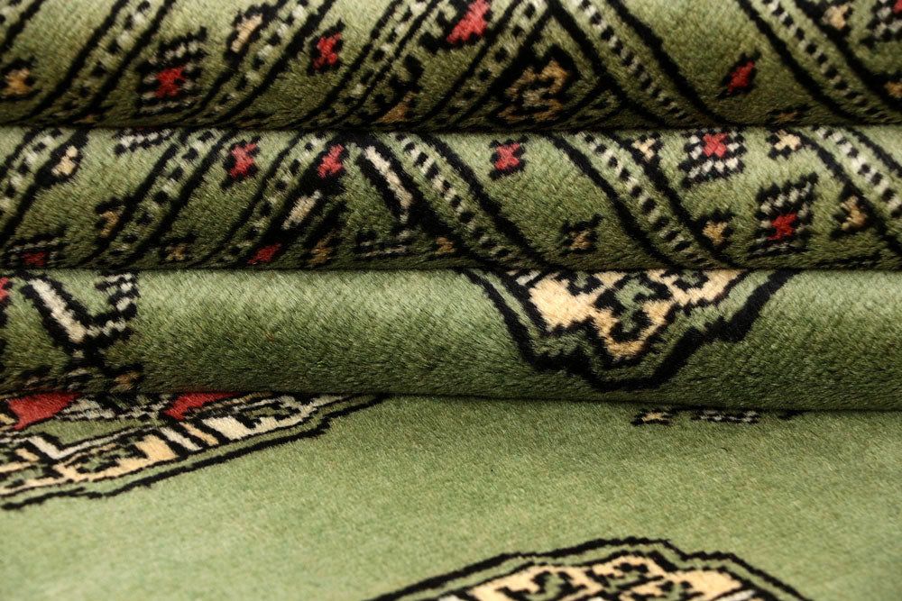 Olive Bokhara 8' x 11' 4 - No. 59477 - ALRUG Rug Store