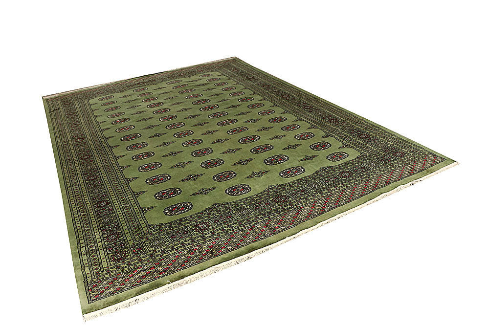 Olive Bokhara 8' x 11' 4 - No. 59477 - ALRUG Rug Store