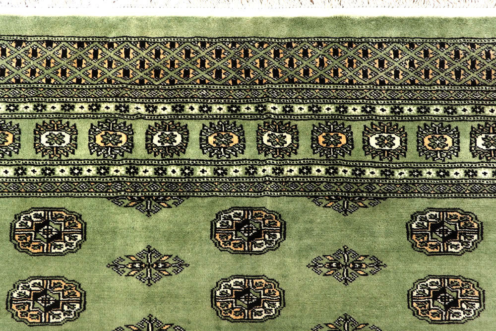 Olive Bokhara 8' 3 x 11' 9 - No. 59479 - ALRUG Rug Store