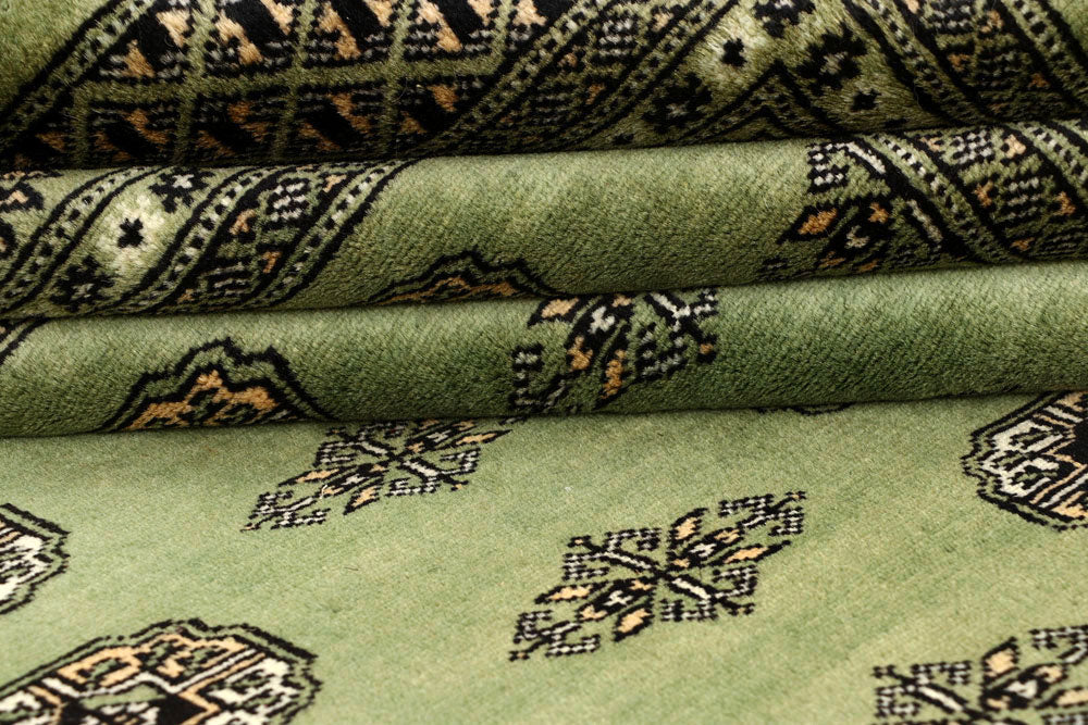 Olive Bokhara 8' 3 x 11' 9 - No. 59479 - ALRUG Rug Store